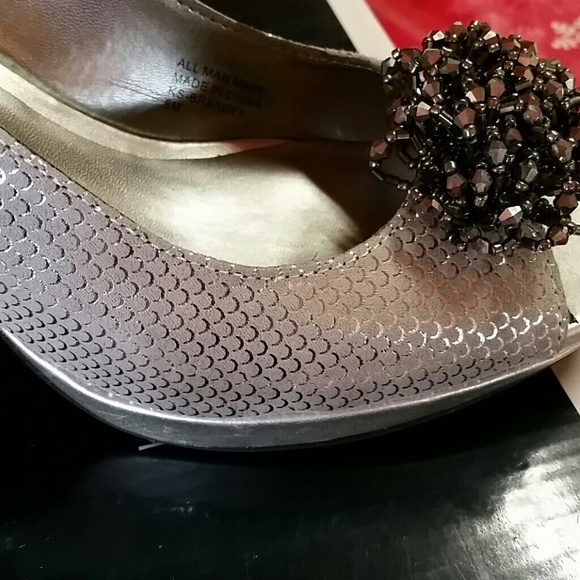 Silver Mermaid 3.5"heal  high heels 8M - Picture 4 of 5